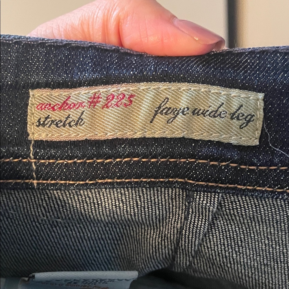 Citizens of Humanity Size‎ 32 Faye Wide Leg Anchor #225 Stretch Jeans - Picture 2 of 9